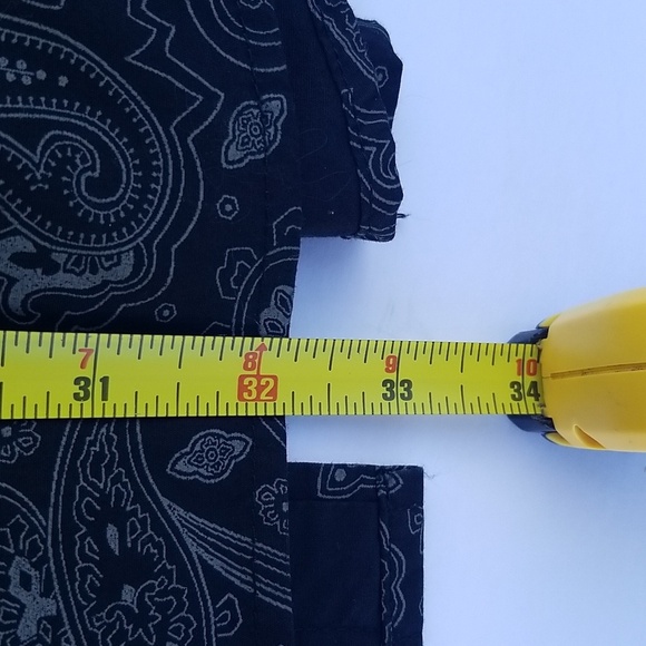 Rock 47 By Wrangler Black Graphic Western Snap Button 100% Cotton XXL - Picture 11 of 11